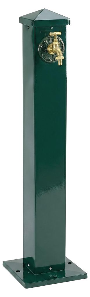 Relaxdays, columna de agua rectangular, diseño antiguo, con Imagen del producto 