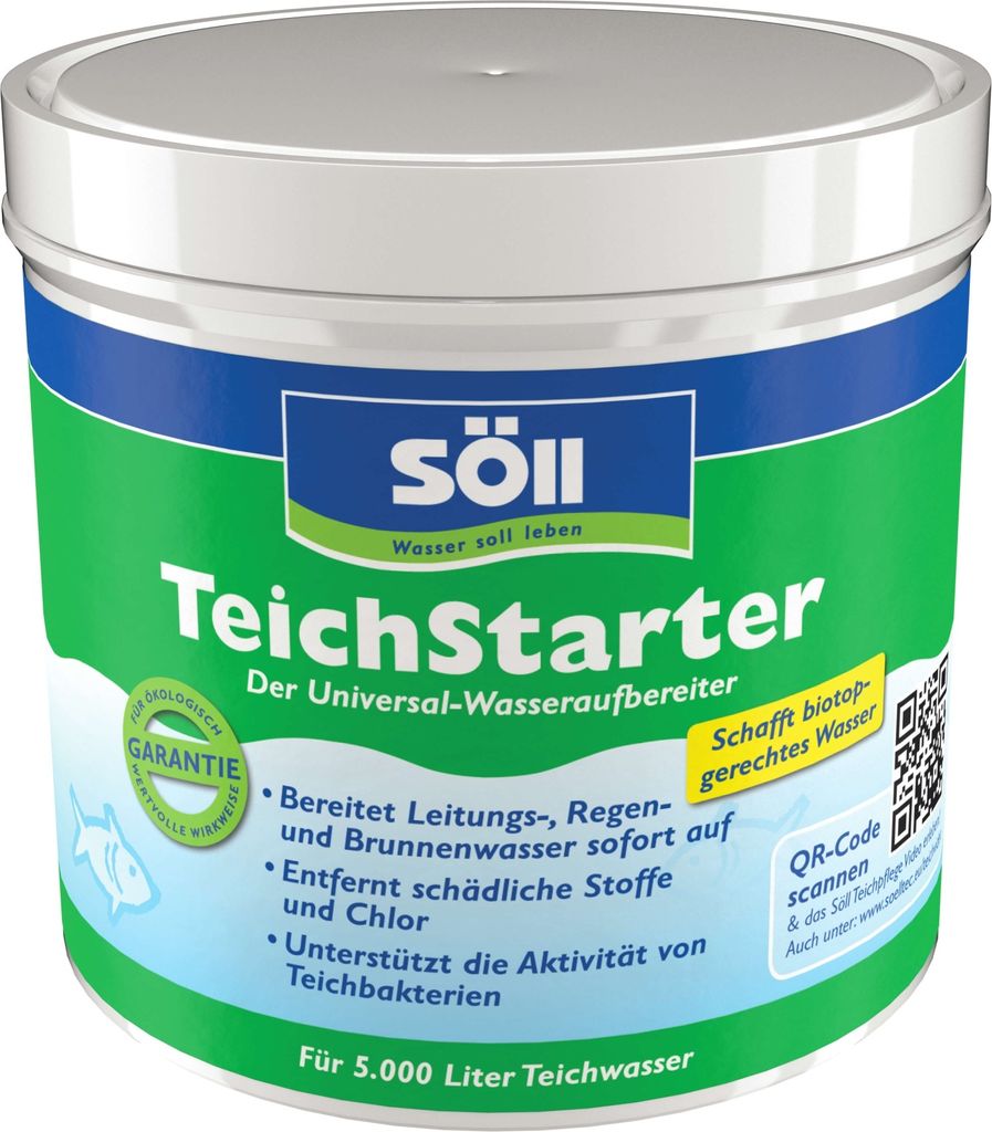 Söll Wasseraufbereiter 0,5 Kg Teichstarter für 5 Qbm