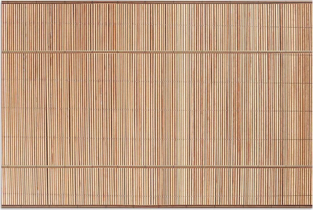 Schilfholz Dekoration – Vinylteppich – 150x225 cm – Outdoor Teppich – Terrasse – Wetterfest – Modern