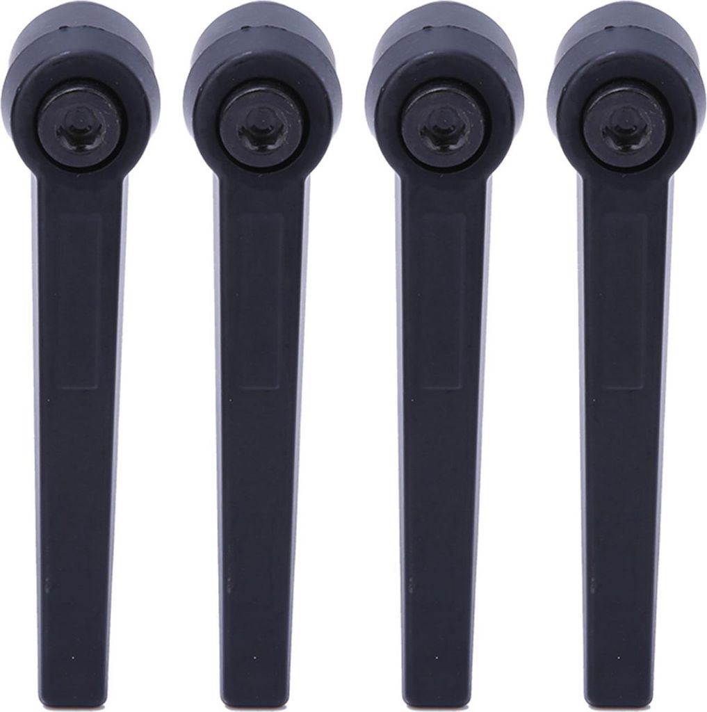 4 Stück Metall-Maschinenknöpfe, verstellbarer Befestigungsgriff, M4-Innengewinde (50 mm)