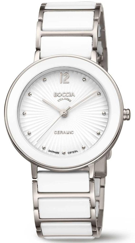 Boccia Damen Titan-Keramik Uhr 3331-04 Produktbild 