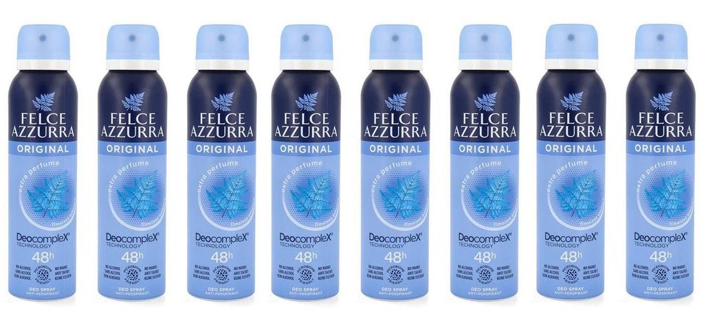 Felce Azzurra IdraTalc classic Deodorant 8 x 150ml Produktbild 