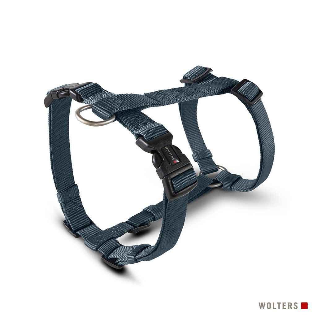 Wolters Geschirr Professional für Mops & Co., Größe:M 40 - 55 cm x 15 mm, Farbe:graphite