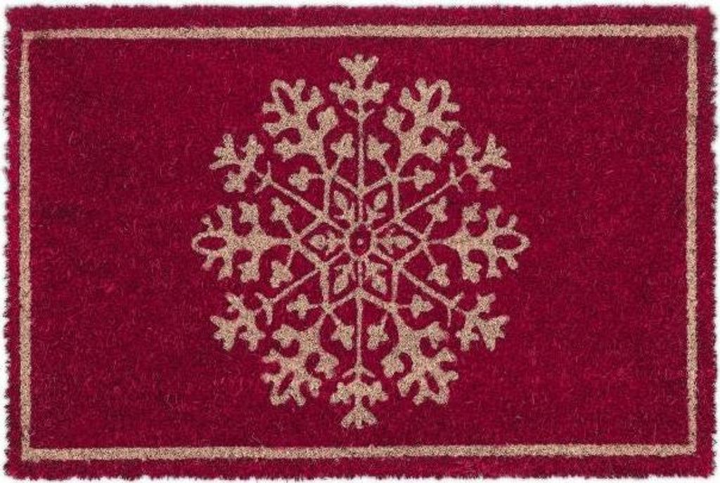 Kokosfußmatte „Schneeflocke“