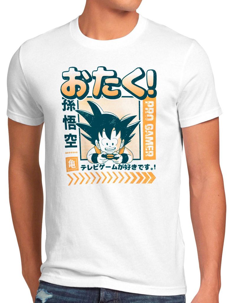 style3 Otaku Gamer Herren T-Shirt super dragon saiyan z gt Produktbild 