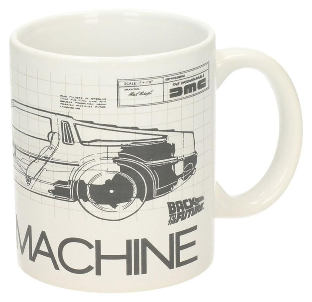 Zurück in die Zukunft Zeitmaschine Becher Produktbild 