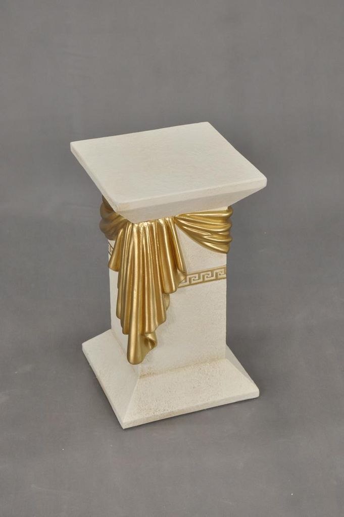 Medusa Säule Römische Säulen Marmor Skulptur Figur Deko Dekoration Ständer 1039