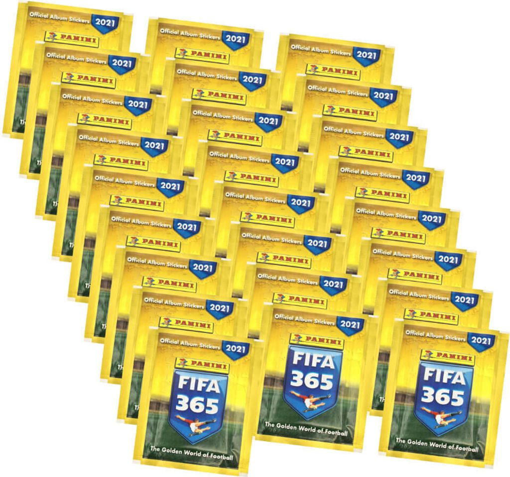 FIFA 365 Sticker Edition 2021 - Sammelsticker - 25 Tüten Sticker