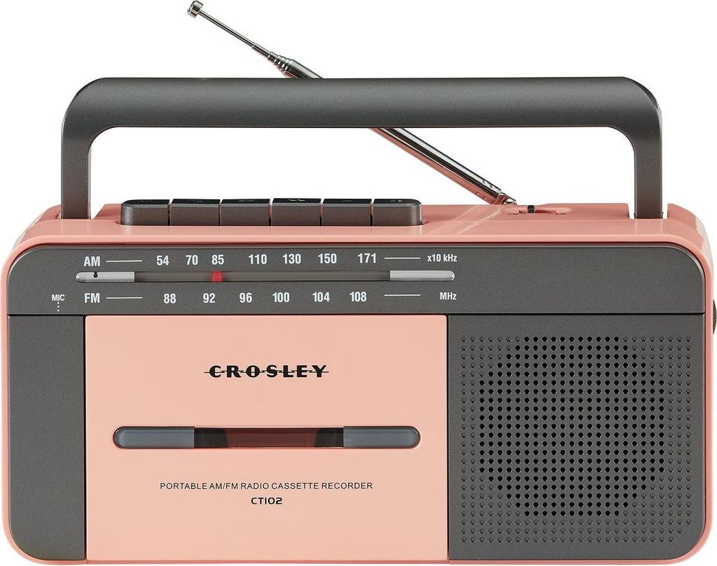 Kazetový prehrávač Crosley CT102A Rose Gold & Grey Obrázok produktu 
