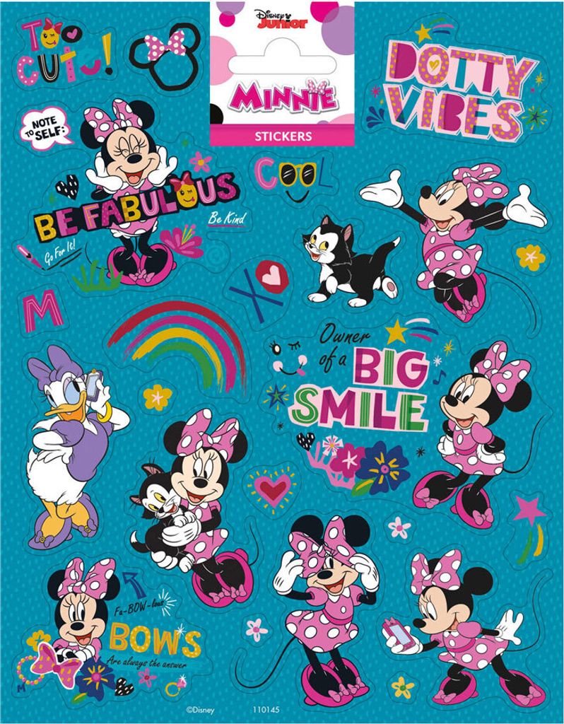 Totum Stickerbogen Minnie Maus