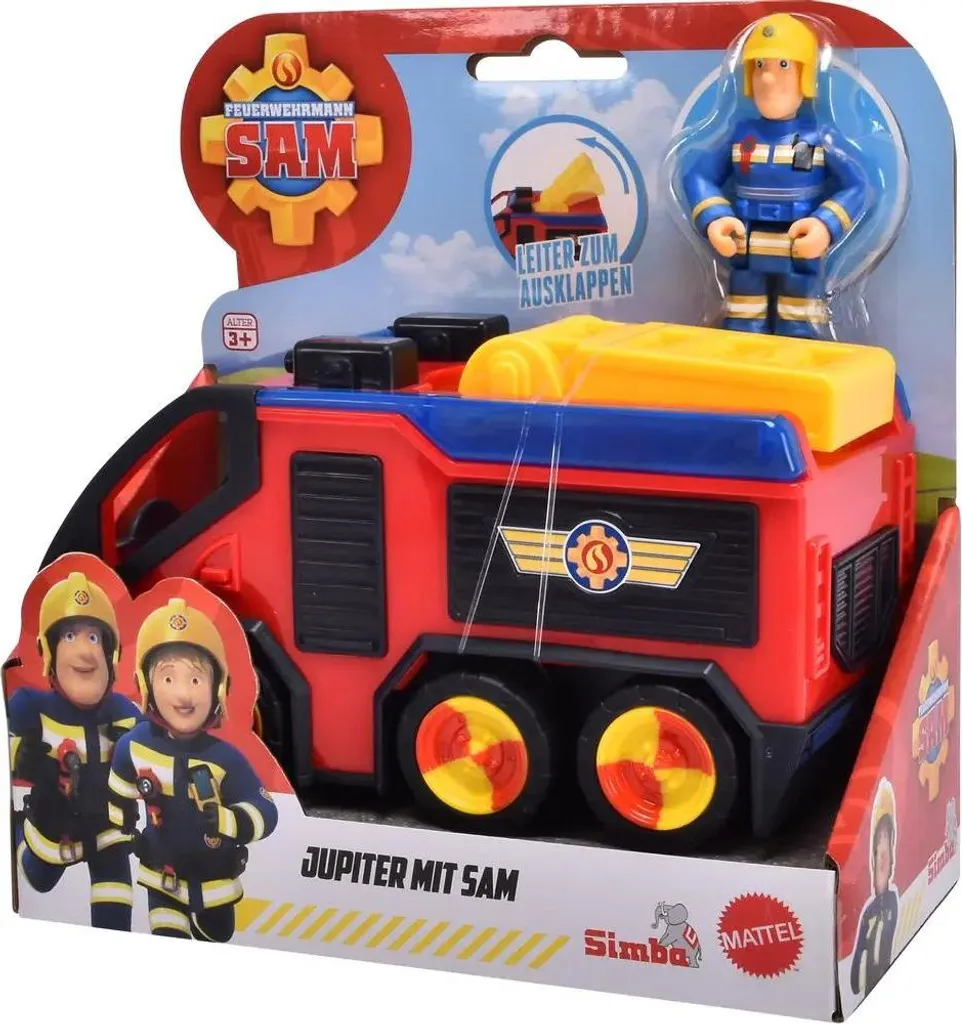 Camion de pompier Simba Dickie Sam Junior Jupiter Nouvelle Version - 4