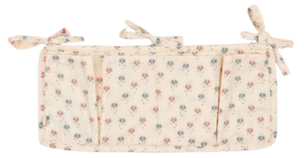 Konges Sløjd Kinderbett-Organizer aus Baumwolle 34,5 x 16 cm Aufbewahrungstasche