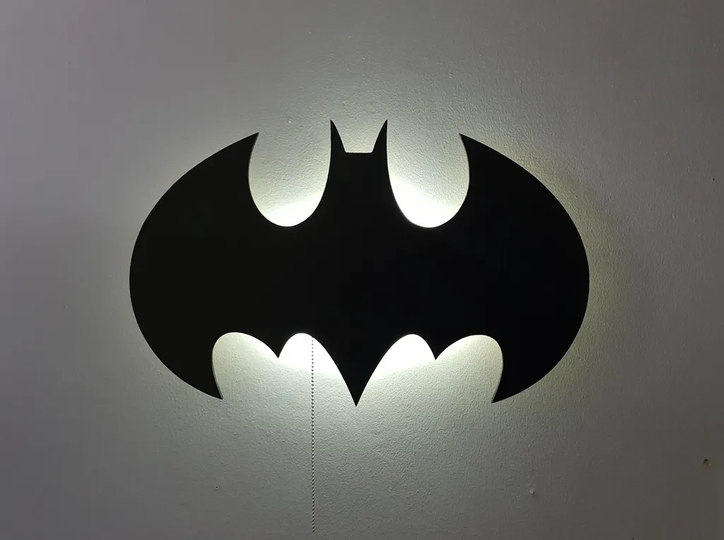 Lampe de nuit Batman LED sans fil - Éclairage décoratif chambre enfant