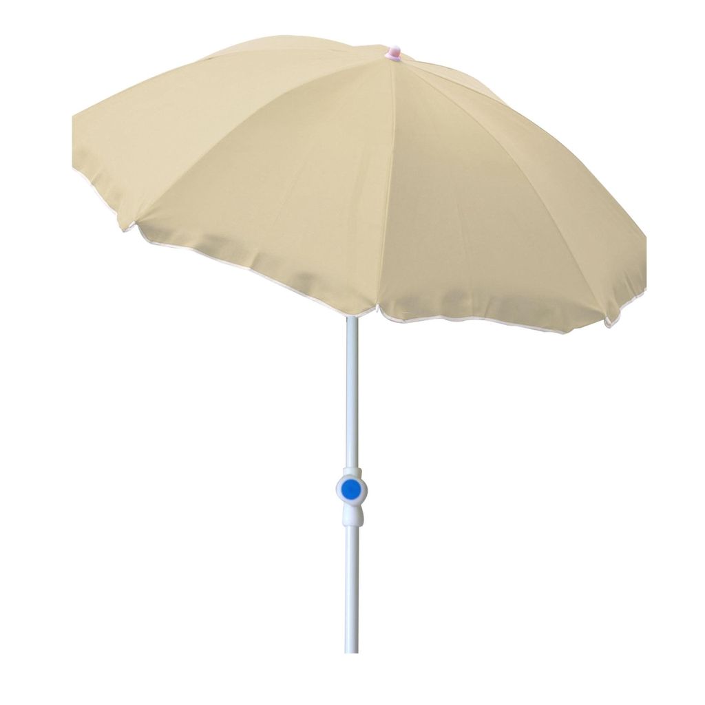Sonnenschirm knickbar Ø 2 m Garten Balkon Strand Schirm Produktbild 