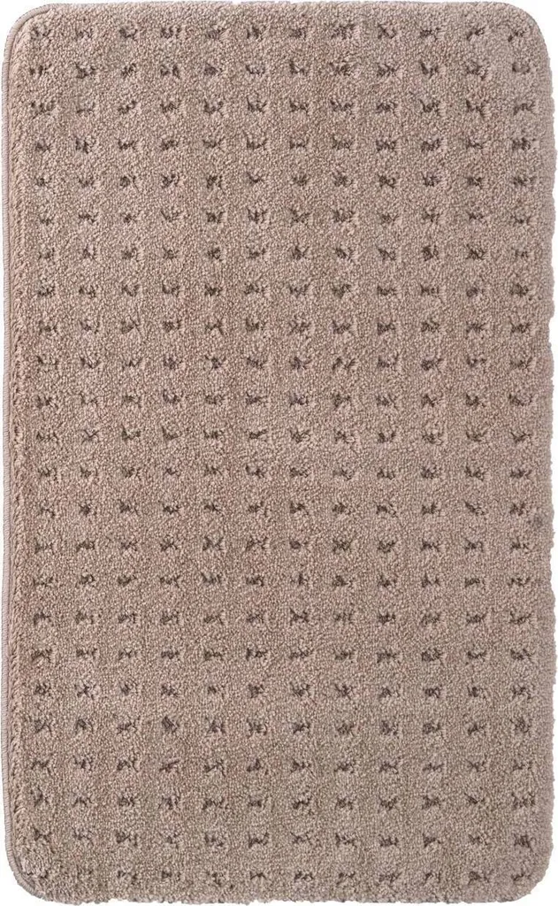 Grand Tapis de Bain 70x120 cm pour Salle de Bain Familiale - Naturel