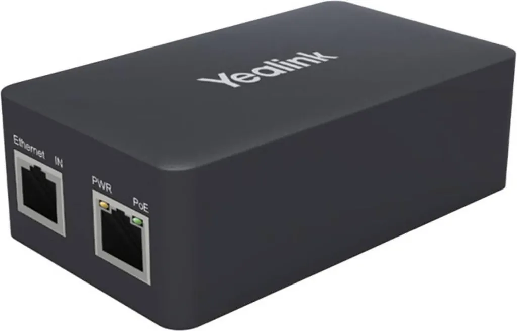 Yealink YLPOE30 Iniettore PoE Gigabit | Alimentatore per CP960 e Telefono IP