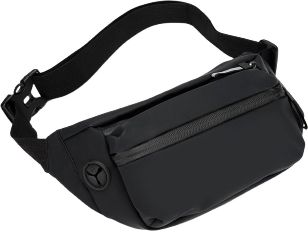 Hüfttasche mit mehreren Taschen, wasserdichtes Oxford-Gewebe, Schnellverschluss, verstellbare Gürteltasche für Herren, Umhängetasche für den A...