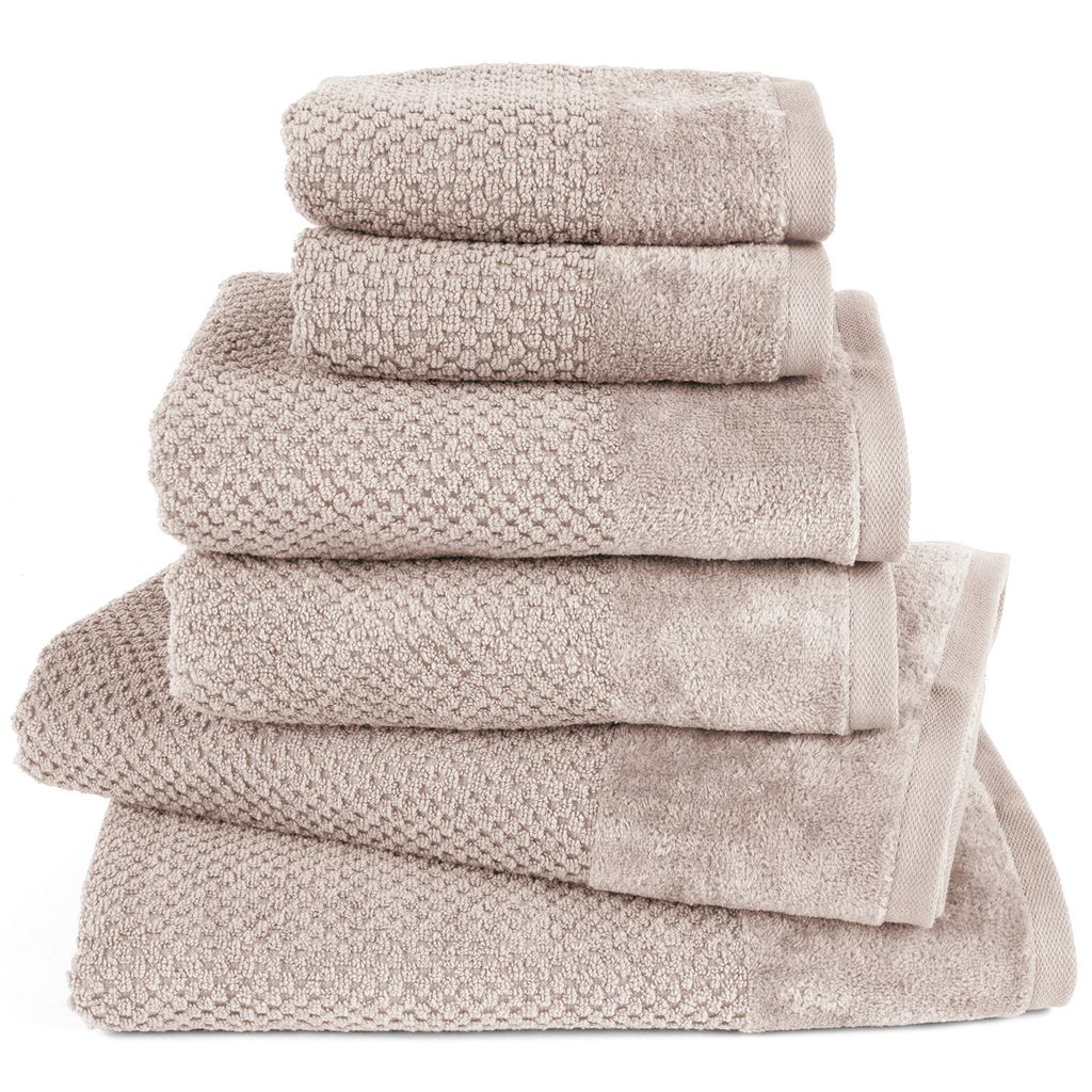 Pure Label 6-TLG Handtücher Set mit Aufhängeschlaufen aus Produktbild 