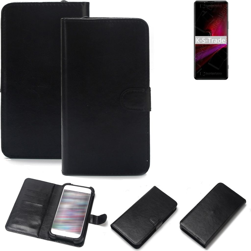 K-S-Trade Handyhülle Schutzhülle kompatibel mit Sony Xperia 1 III Handy Schutz Hülle Handyhülle Bumper schwarz 1x