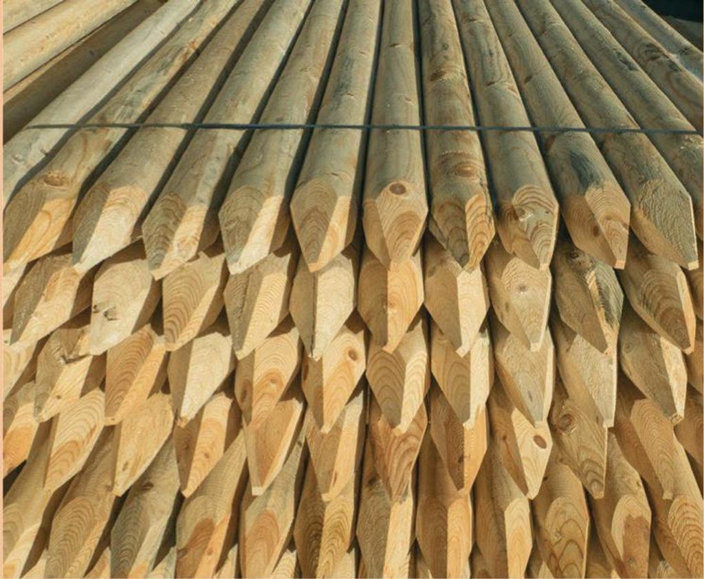 Holzpfähle Kiefer/Fichte Produktbild 