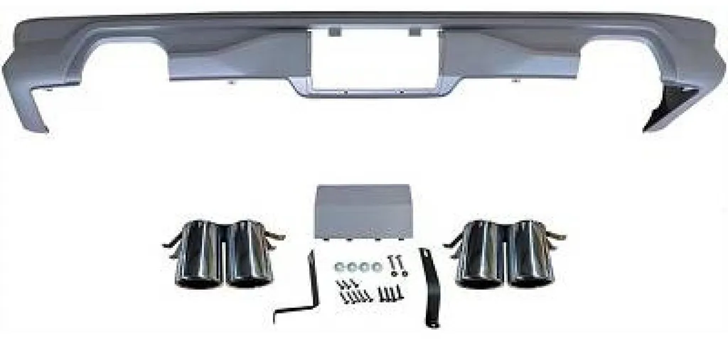 Cache de pare-chocs arrière pour VW Caravelle T6 et Transporter 2015-2024