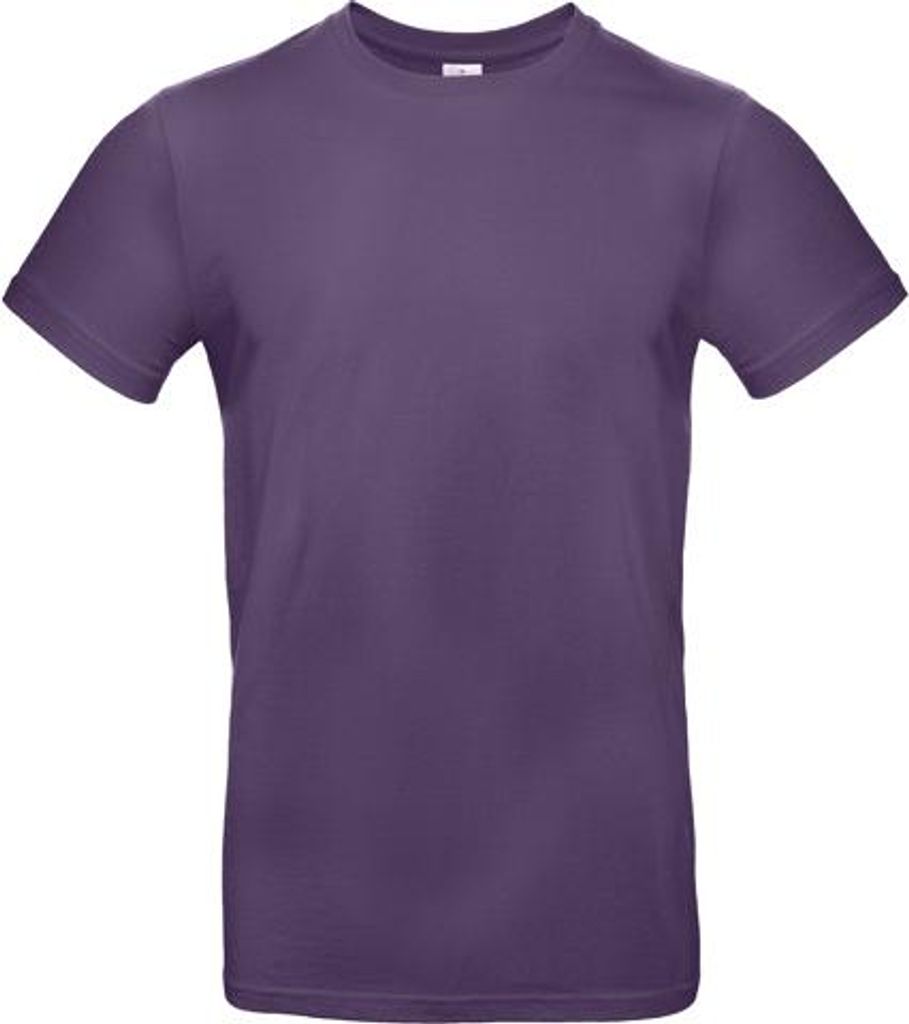 Herren-T-Shirt, Kurzarm - B&C #E190 - radiant purple - Größe L