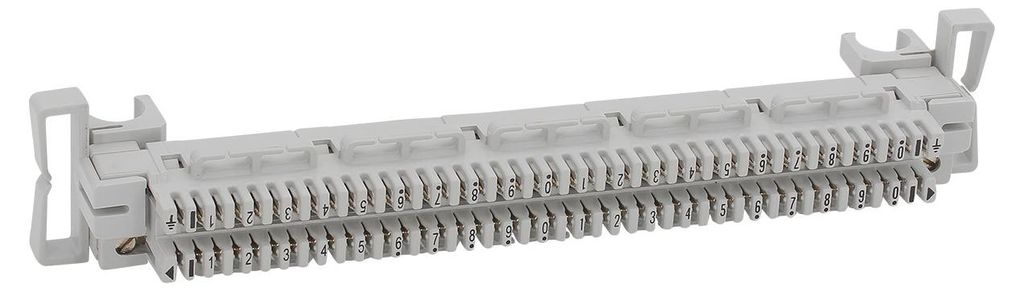 CobiNet 101664 LSA-Anschlussleiste 1/20 zu 20DA f.Profil-Rundstangen groß