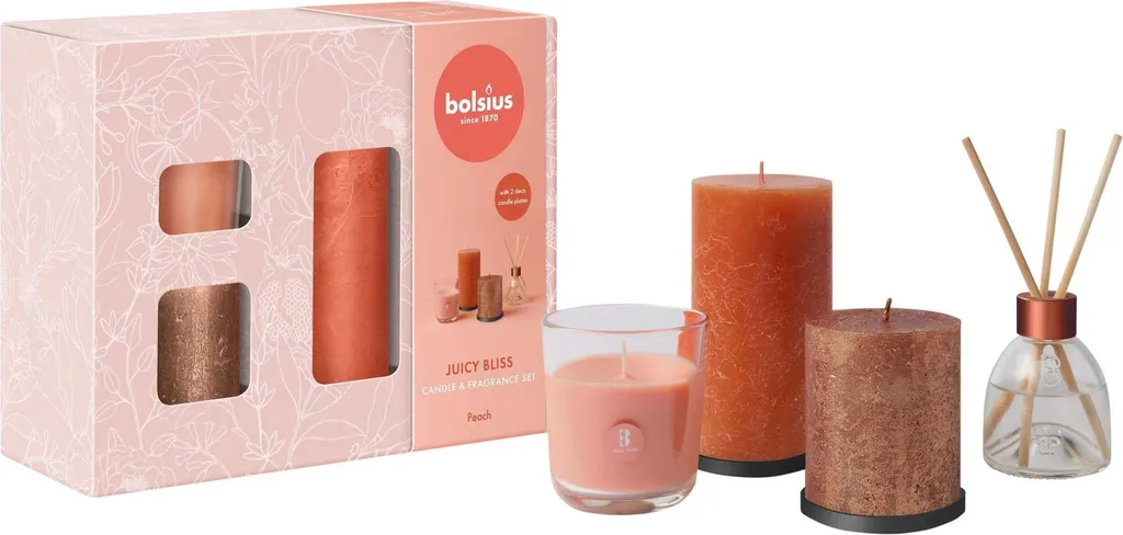 Éliminez les Odeurs avec le Coffret Bougies Parfumées Bolsius Juicy Bliss