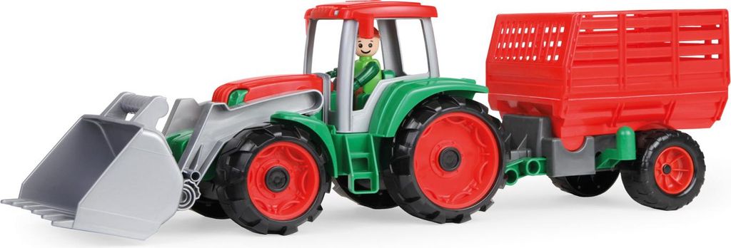 Ciągnik Truxx z przyczepą do przewozu siana w pudełku Zdjęcie produktu 