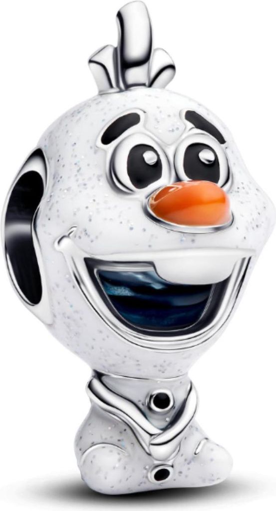 PANDORA X DISNEY Charm Olaf Frozen Emallie blanc 793978C01 Image du produit 