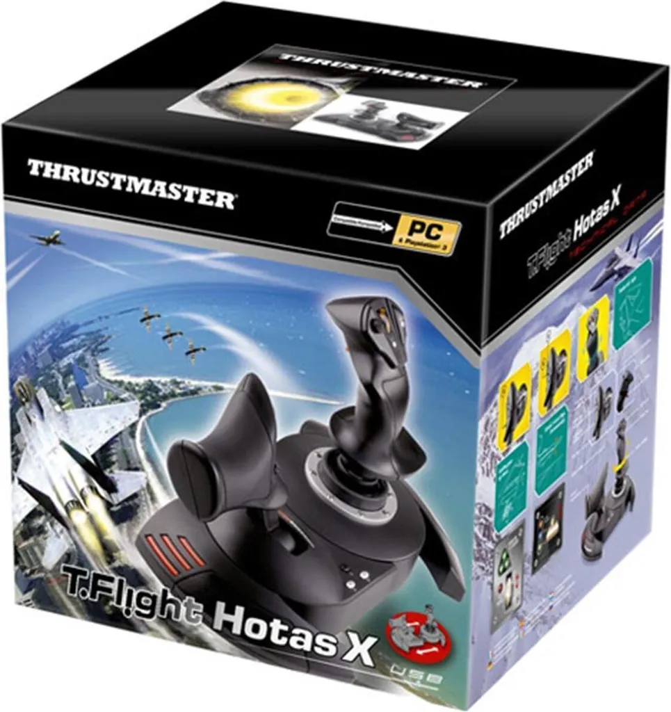 Simulateur de vol Thrustmaster T.Flight Hotas X Joystick complet PC - 16