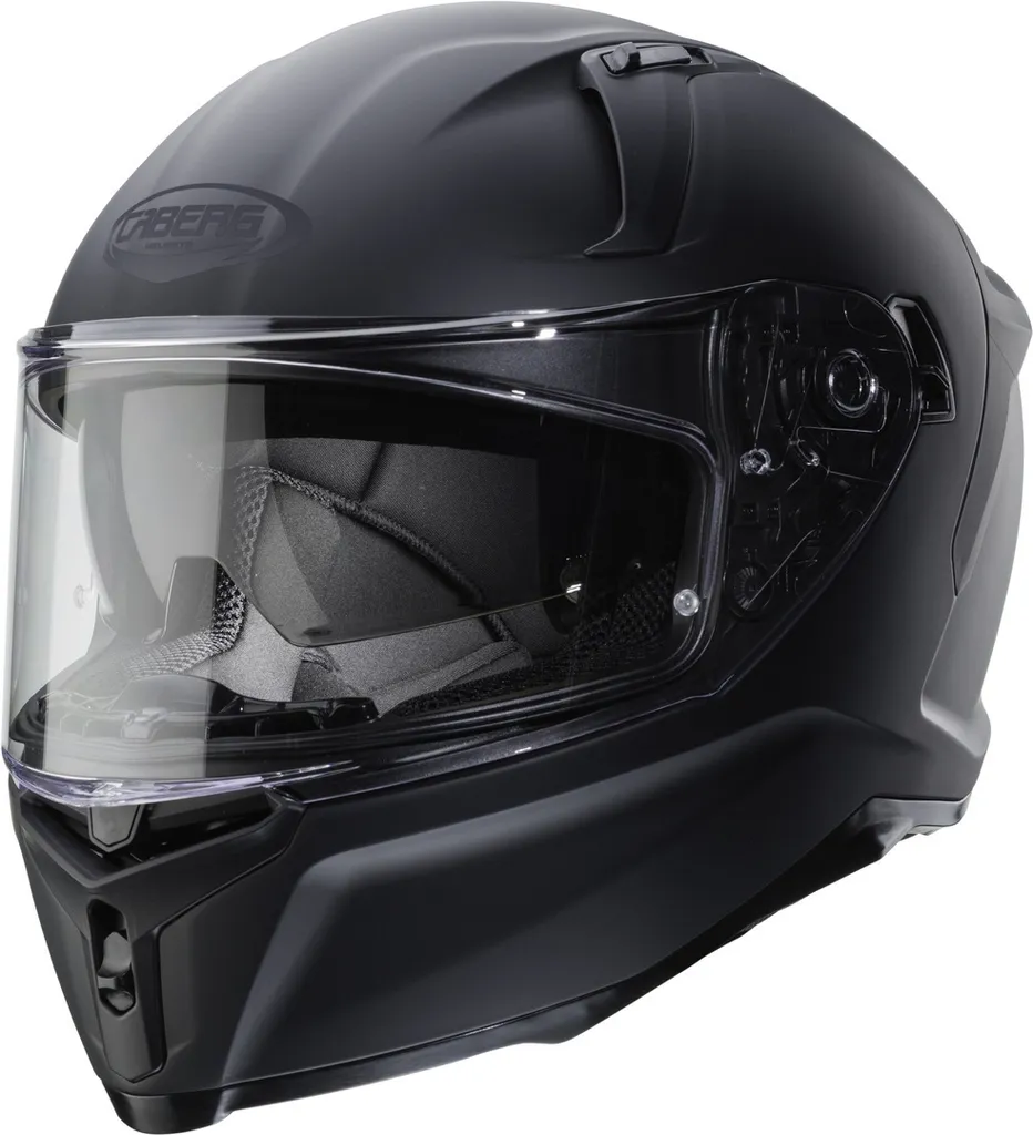Casque Caberg Avalon X noir mat S anti-buée et confortable pour motard
