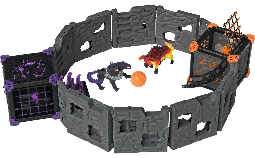 Arène BattleCave Lave x Ombre : La forteresse de jeu pour figurines
