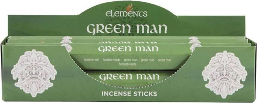 Elements Räucherstäbchen Green Man, 6 Packungen SD1394 (Einheitsgröße) (Grün)