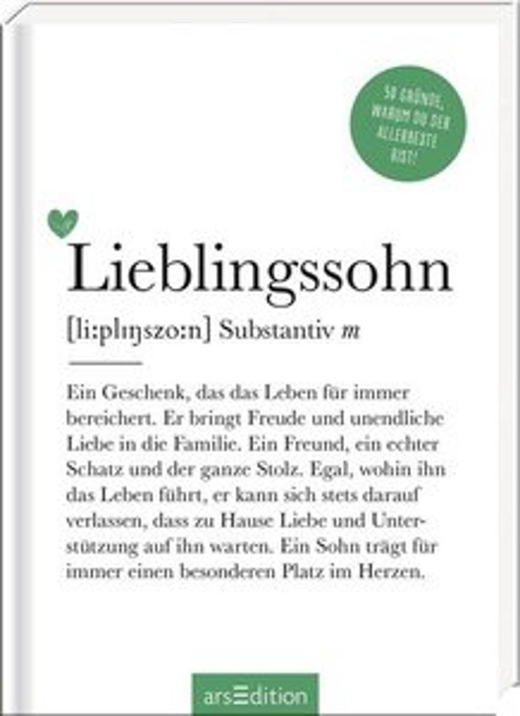 Lieblingssohn (Substantiv, m)