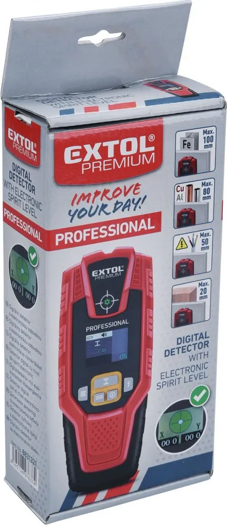 Scanner mural numérique multifonction Extol Premium 8831321 pour bricolage - 4
