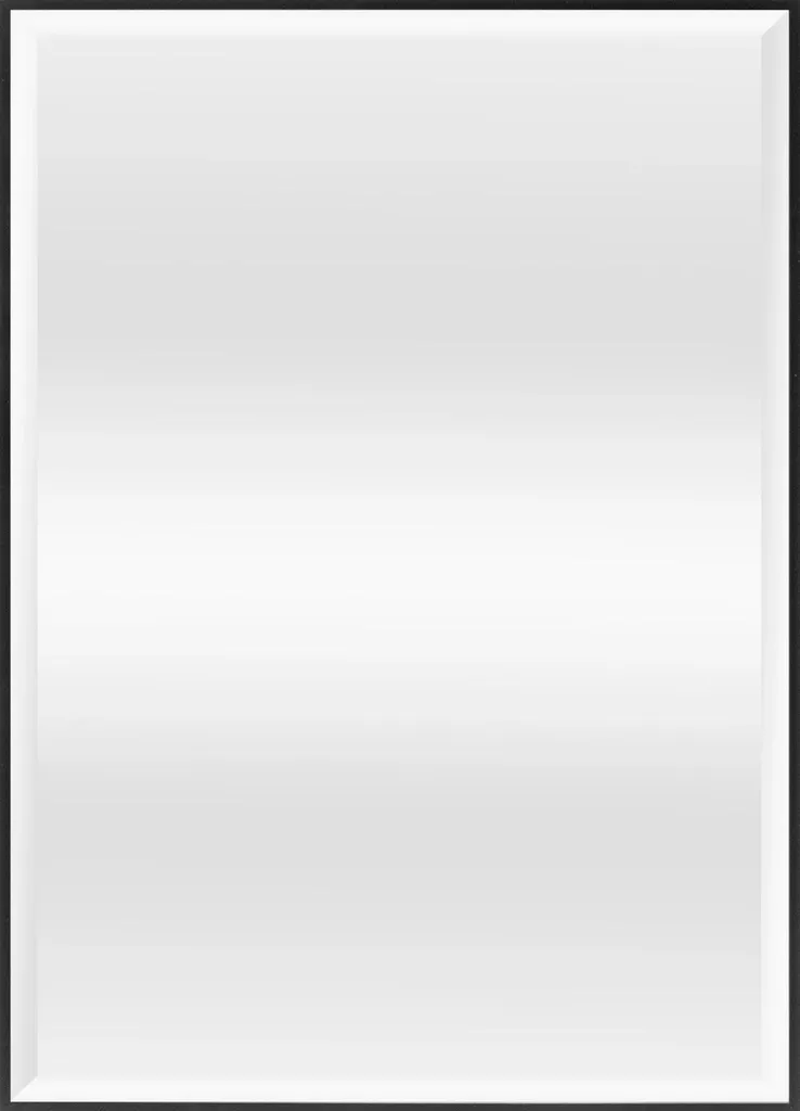 Specchio Jolina Nero 71,8x51,8 cm | Elegante Design Minimalista a Parete