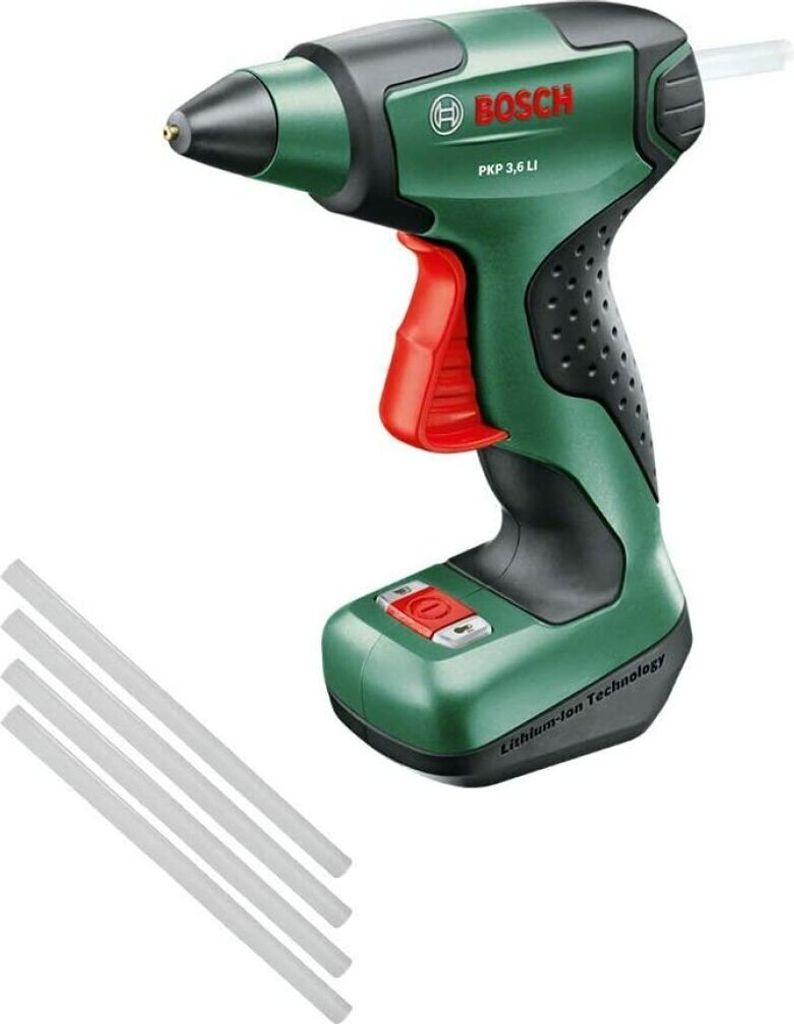 Pistola incollatrice a batteria Bosch PKP 3,6 LI (verde Ã ¼ Immagine del prodotto 
