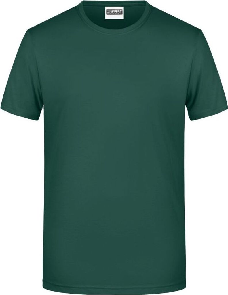 Men's Basic-T Herren T-Shirt in klassischer Form dark-green, Gr. M