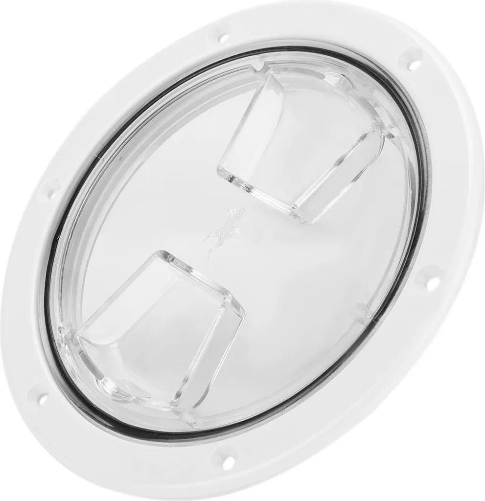 Accesso Ispezione Camper e Barca 6" - Portello ABS Bianco Trasparente