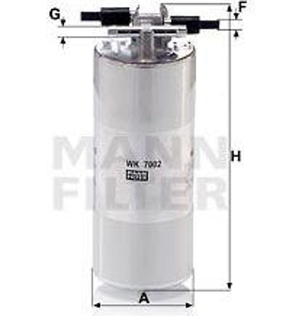 MANN-FILTER WK 7002 Kraftstofffilter OE 4F0127401H kompatibel mit A6 4F