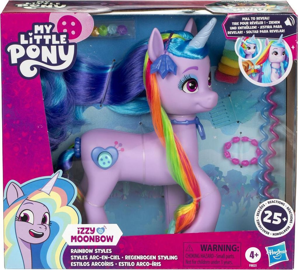 My Little Pony - Izzy Moonbow pony con capelli arcobaleno Immagine del prodotto 