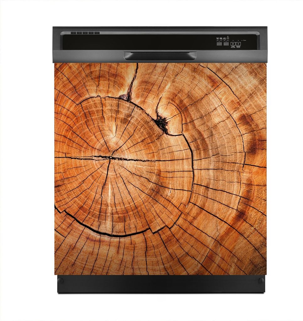 Magnete Dekorative 60x60 cm Küche Magnetmatte Spülmaschine - Holz Stamm