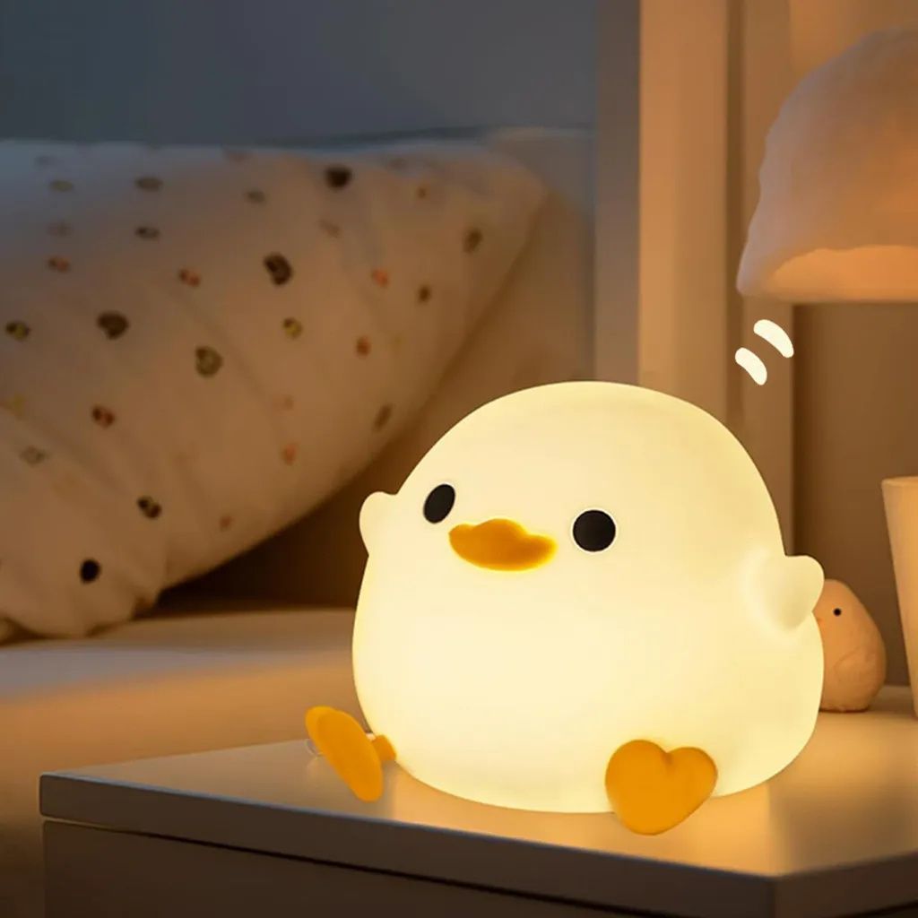 LED Nachtlicht, Silikon Birne Touch Nachtlampe Produktbild