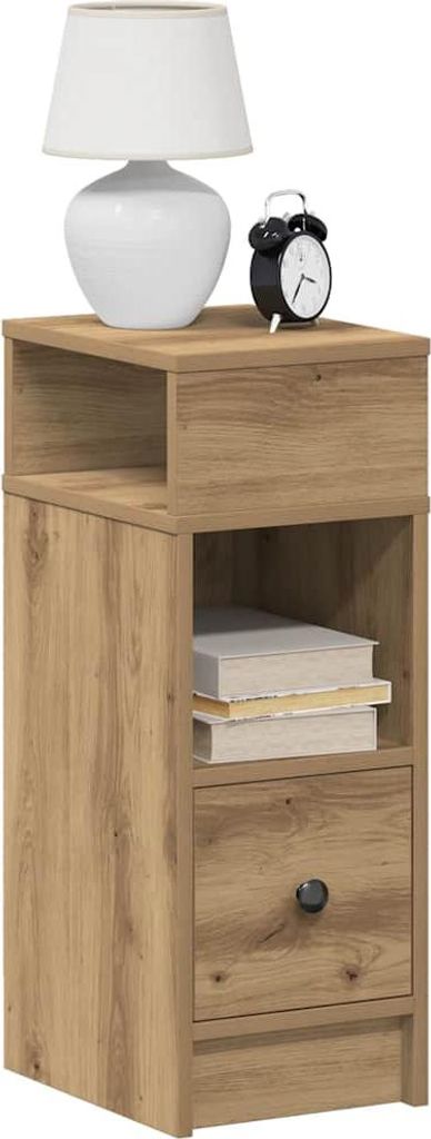 Maison Exclusive - Nočný stolík so zásuvkou Artisan-dub Obrázok produktu 