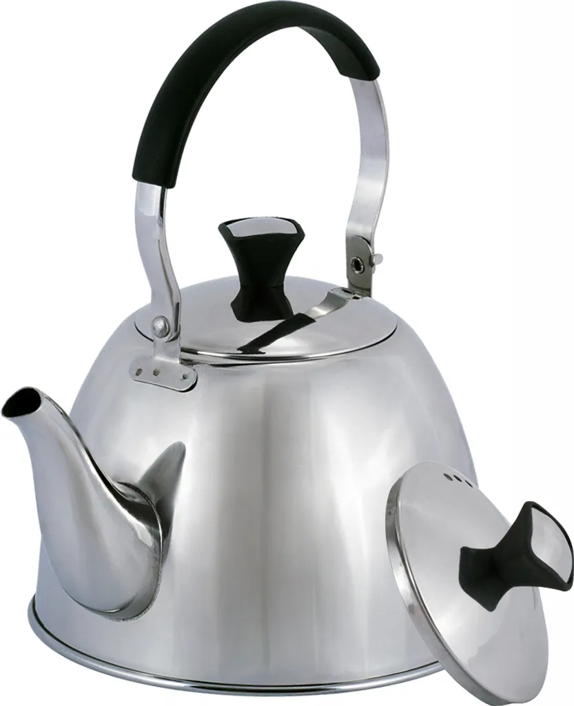 Théière inox 1L idéale pour le petit-déjeuner et le thé de l'après-midi