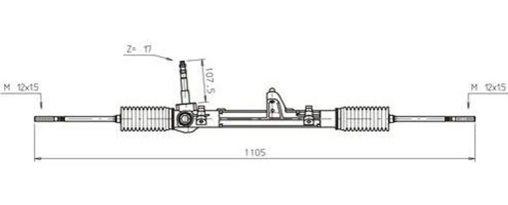 Boîtier de direction assistée pour Fiat Brava et Bravo - Modèle FI4119