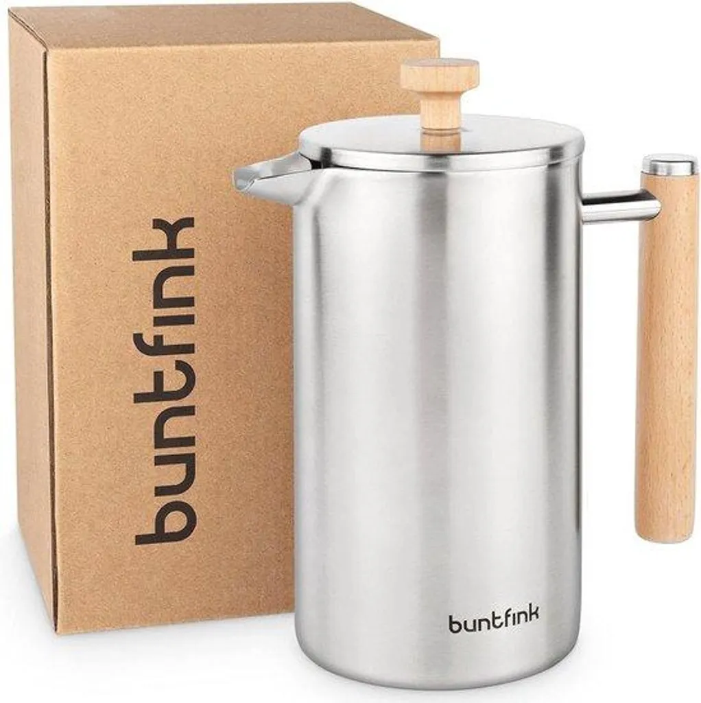 Cafetière isotherme double paroi en acier inoxydable 1L sans brûlure