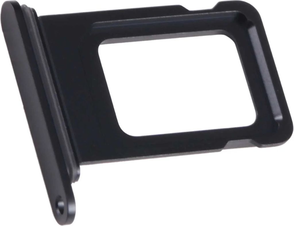 SIM-Kartenhalter für Apple iPhone 15 Pro, 15 Pro Max (A3102, A3106), Schwarz