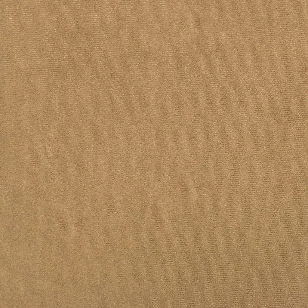 vidaXL Poltrona marrone 60 cm in velluto - 7